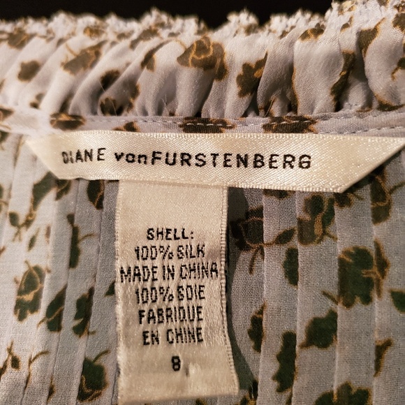 DVF leopard print 100% silk blouse - Picture 4 of 4